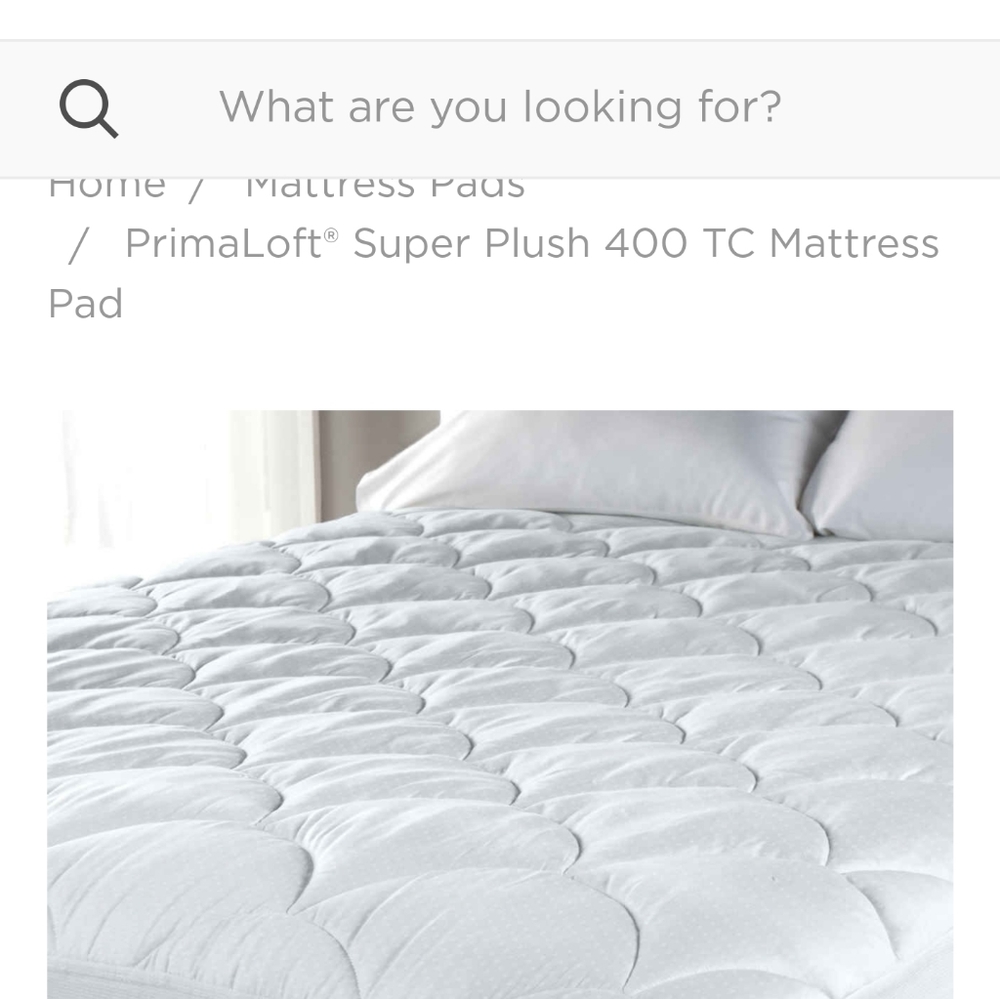 King size mattress pad by PrimaLOFT